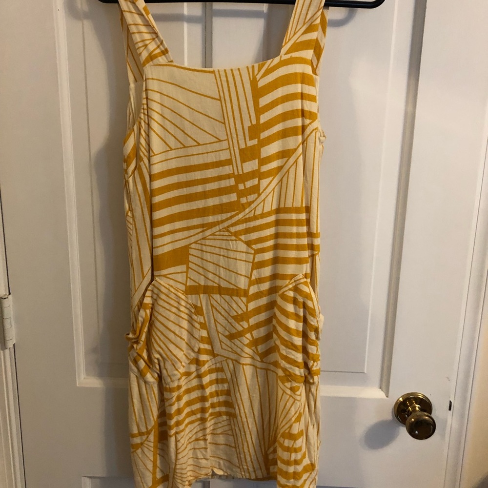 Julie Brown NYC mini summer dress size 4 yellow